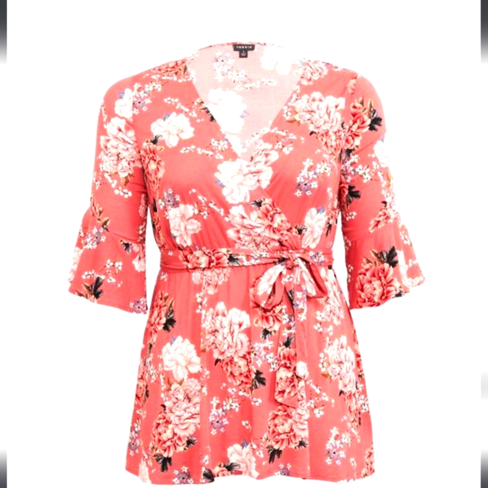 Torrid Babydoll tie shirt